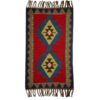 Persian Kilim Rug with Wool Handwoven Geometric Qashqai