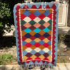 Persian Kilim Rug with Wool Handwoven in Ardabil Geometric Qashqai
