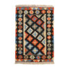 Persian Kilim Rug with Wool Handwoven in Fars Geometric Qashqai