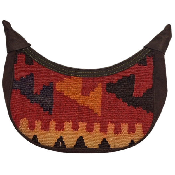 Kilim Crossbody Shoulder Bag with Authentic Ethnic Design Roya