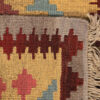 Persian Kilim Wool Rug Handwoven in Fars Qashqai Yellow