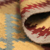 Persian Kilim Wool Rug Handwoven in Fars Qashqai Yellow
