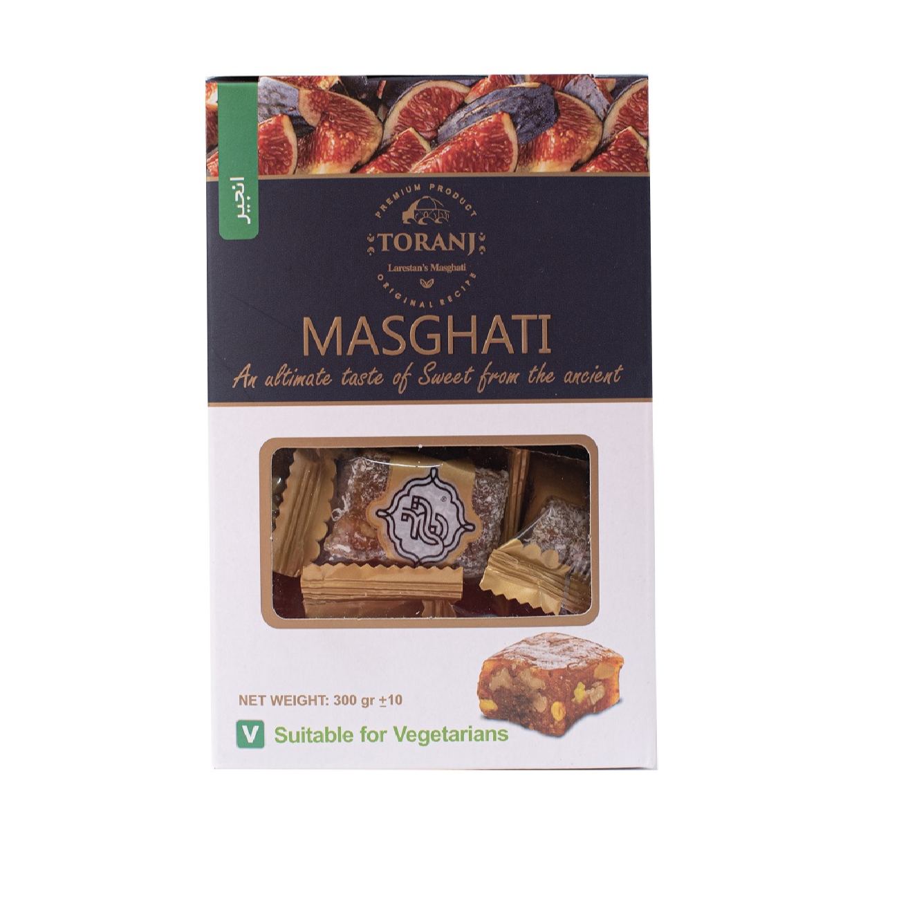 Persian Lari Masghati Halva with Fig Flavor – 300 gr (5x)