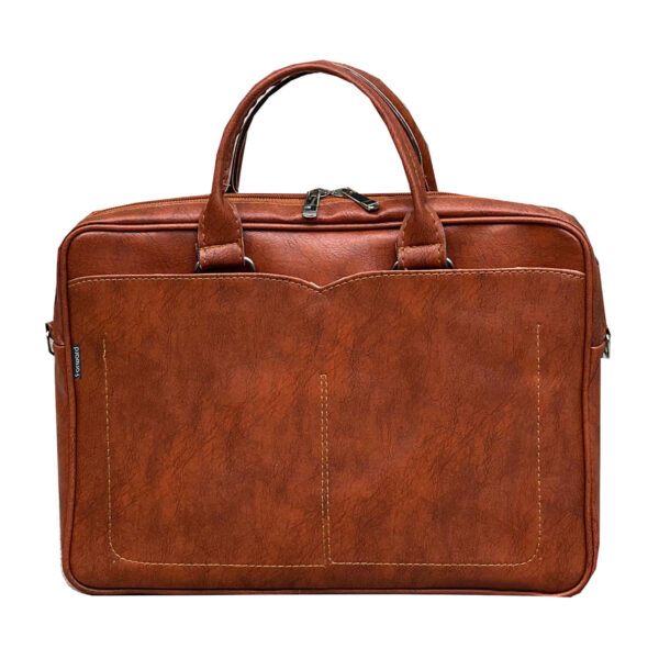 Persian Leather Briefcase for Office - Cube Model