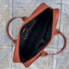 Persian Leather Briefcase for Office - Cube Model
