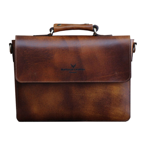 Persian Natural Leather Briefcase for Office