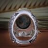 Persian Neyshabur Turquoise Silver Ring for Men Model King