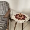 Persian Pateh Tablecloth in Kerman Embroidery Art Handcrafted Mandala