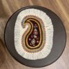Persian Pateh Tablecloth in Kerman Embroidery Art Handcrafted Paisley