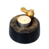 Persian Pottery Candlestick Handmade with Bird Design