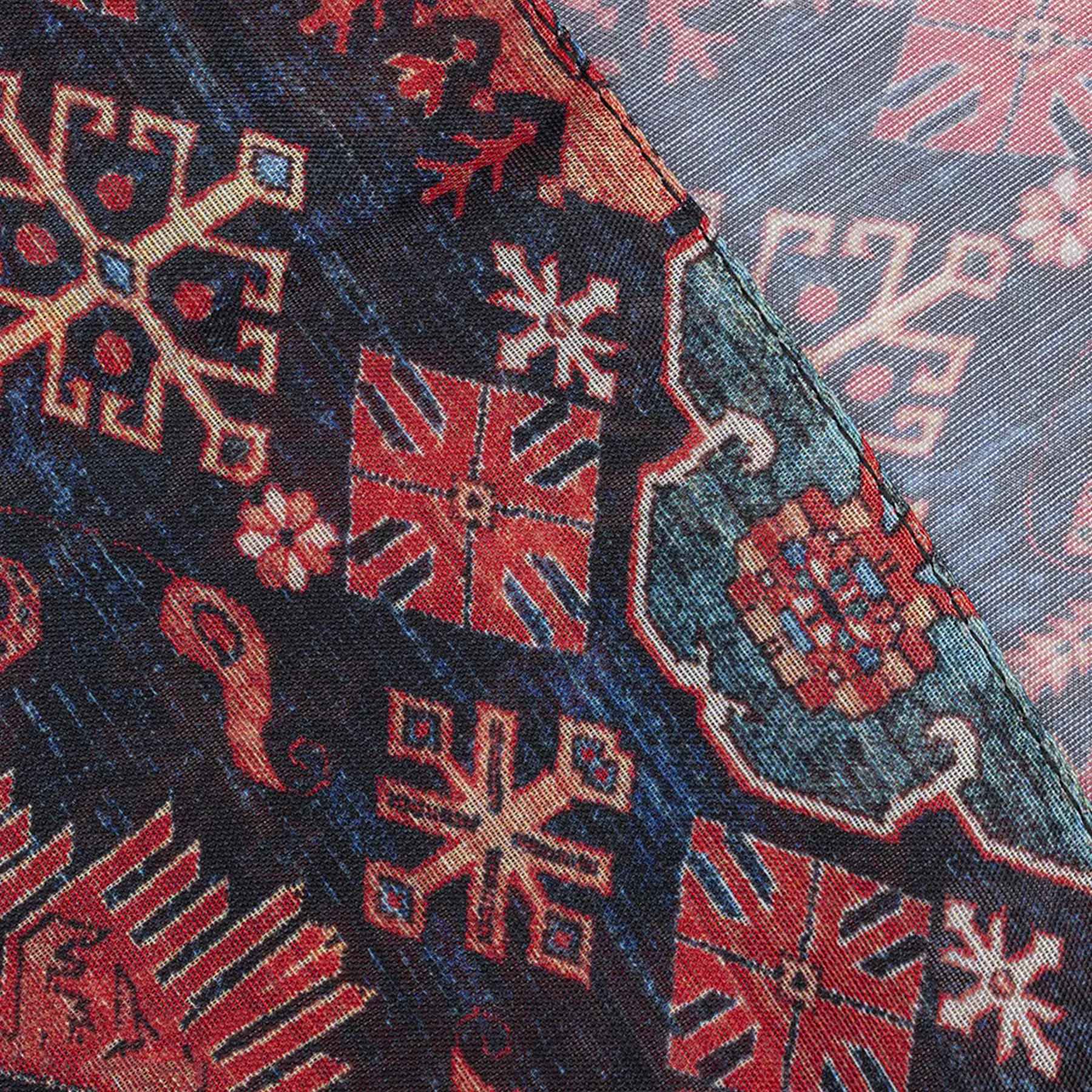 Persian Printed Shawl for Women with Geometric Design