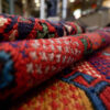 Persian Rug Table Runner Handwoven in Qashqai Style Geometric