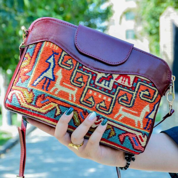 Traditional Handcrafted Kilim Crossbody Shoulder Bag for Women