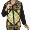 Persian Tunic Top with Geometric Design for Women
