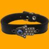 Persian Leather Bracelet - Evil Eye Design