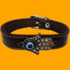 Persian Leather Bracelet - Evil Eye Design
