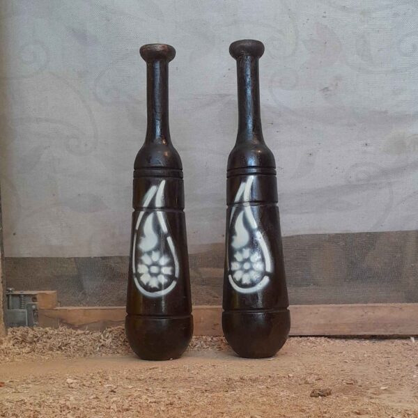 Persian Wooden Meel with Paisley Design Suitable for Children