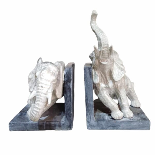 Elephant Design Decorative Bookend – Great for Eclectic or Safari Themes
