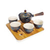 Japanese Porcelain Tea Set with 360 Degree Rotating Teapot