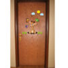 Removable Nursery Wooden Wall Stickers with Giraffe Design