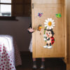 Removable Nursery Wooden Wall Stickers with Ladybugs Design