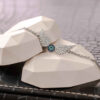 Silver Bracelet with Evil Eye Design for Women Model Angel