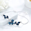 Silver Bracelet with Little Flower Design for Women