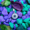 Silver Necklace Pendant with Evil Eye Design for Women