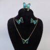 Steel Jewelry Set for Women with Butterfly Design