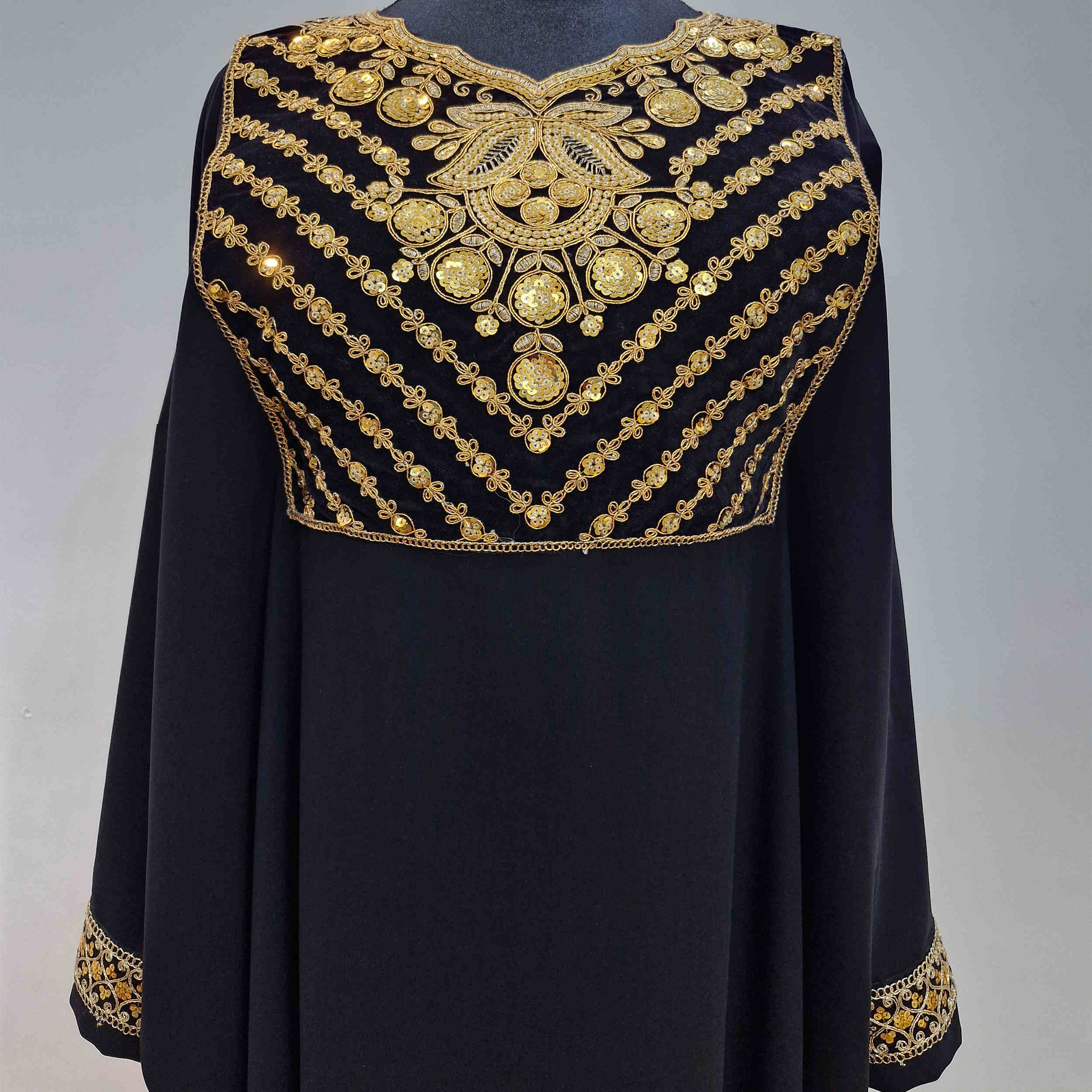 Stylish Fit Abaya for Muslim Women with Embroidered Design