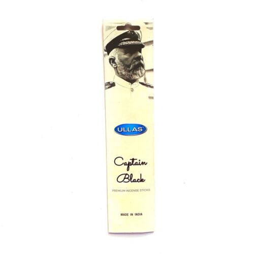 Ullas Captain Black Incense – 15 Sticks (Pack of 4)