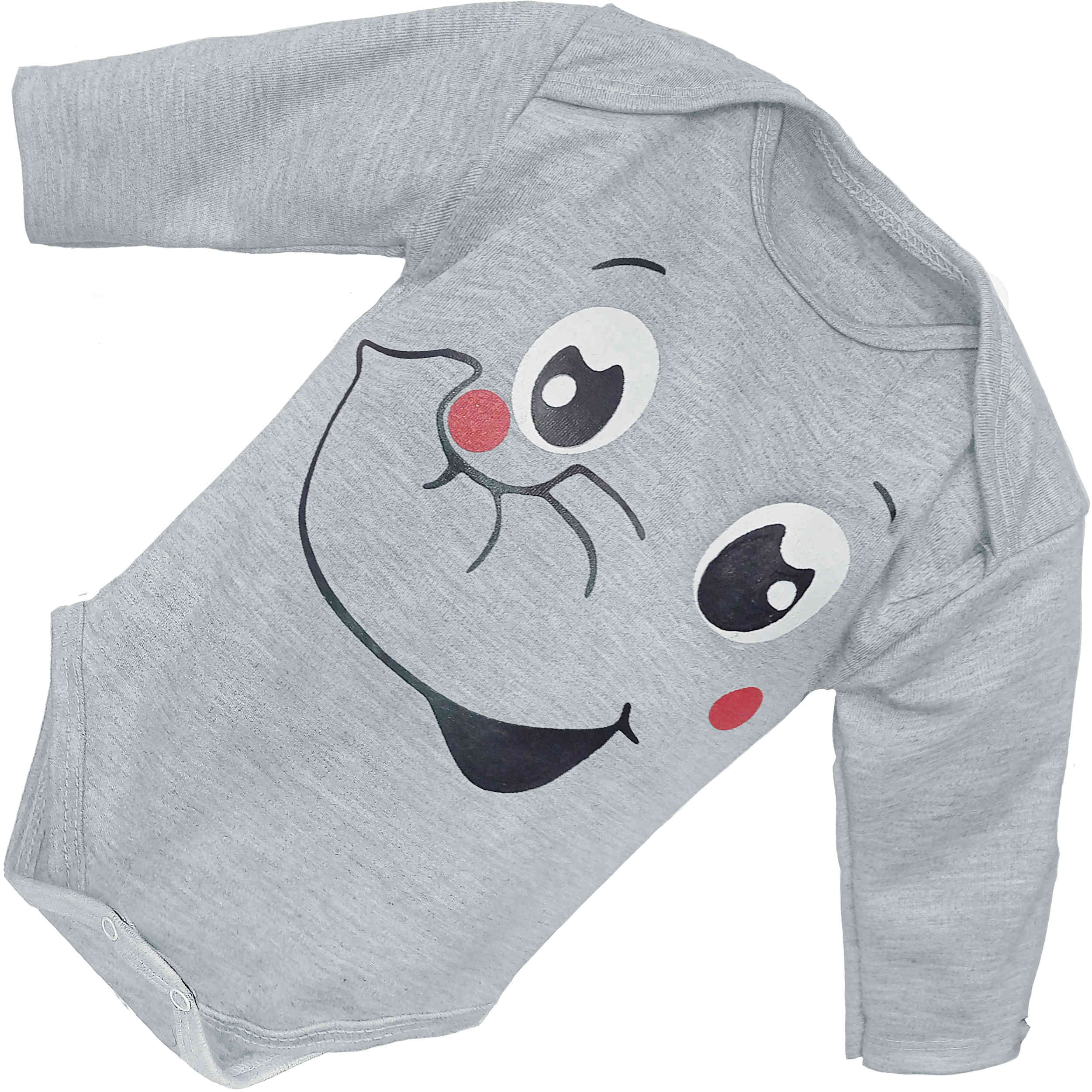 Unisex Baby Clothing Set of 3 with Elephant Design