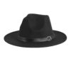 Unisex Chapeau Hat with PU Buckle Detail – Stylish & Versatile Headwear