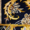 Vintage Persian Hand-Knotted Patchwork Carpet Black