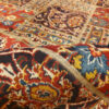 Vintage Persian Hand-Knotted Patchwork Carpet Maroon
