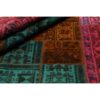 Vintage Persian Hand-Knotted Patchwork Carpet Pink