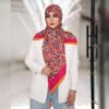 Cotton Scarf for Women - Floral Design