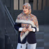 Cotton Scarf for Women - Floral Design