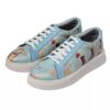 Graffiti Print Sneakers - Women's Chic Casual Shoes Model Anne Shirley