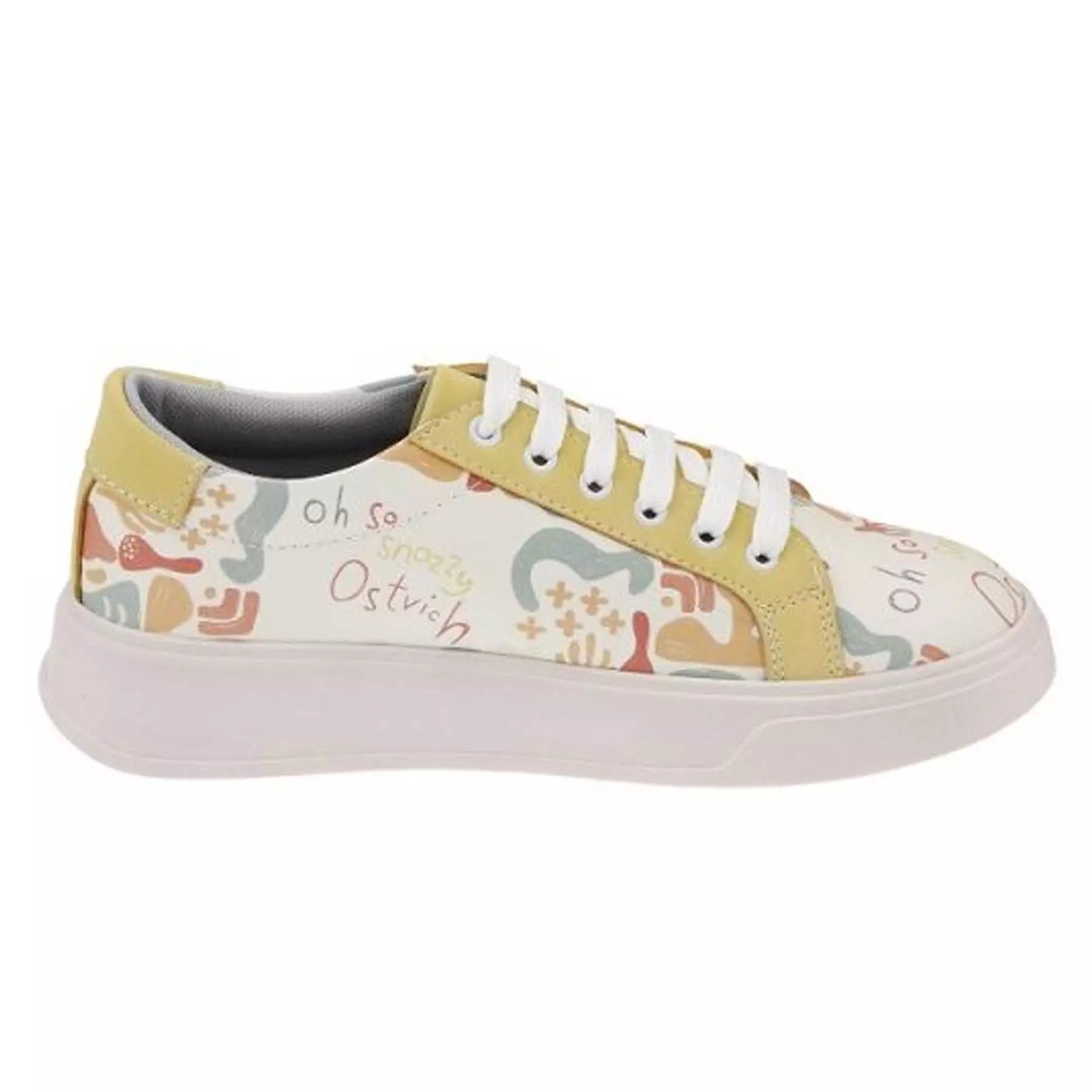 Graffiti Print Sneakers – Women’s Chic Casual Shoes Model Dogi