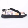 Graffiti Print Sneakers - Women's Chic Casual Shoes Model Ramona