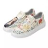 Graffiti Print Sneakers - Women's Chic Casual Shoes Model Shahrzad