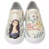 Graffiti Print Sneakers - Women's Chic Casual Shoes Model Shahrzad