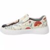 Graffiti Print Sneakers - Women's Chic Casual Shoes Model Shahrzad