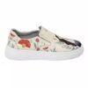 Graffiti Print Sneakers - Women's Chic Casual Shoes Model Shahrzad