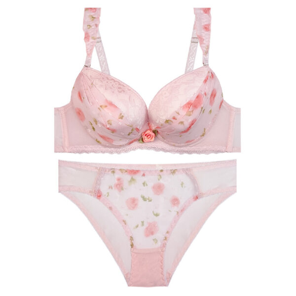 Women's Lingerie Set Lace Push Up Bra & Thong Guipure