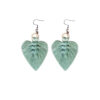 Women's Macrame Earrings Handmade with Leaf Design