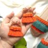 Women's Macrame Earrings Handmade Model Kitty