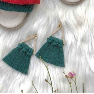 Women’s Macrame Earrings Handmade Model Maryam