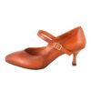 Women's Natural Leather Pump Heels Shoes Model Oliva